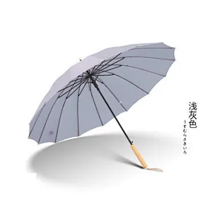 Custom Logo Promotion Wedding Umbrella Long Handle Umbrella Automatic Straight Umbrella for girl