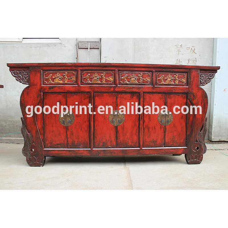 Cheap storage wooden chinese antique cabinet