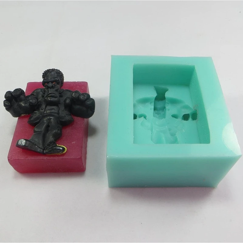 QT0008 Halloween mold terror Hulk Silicone Soap Mold PRZY