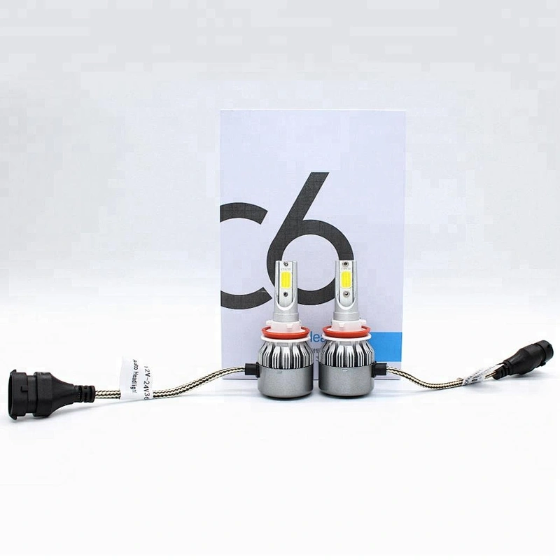 Lightech Wholesale Emark C6 lamps 36W 4000Lumen 6000k car led head light Focos H11