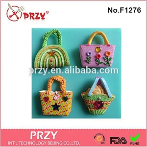 PYZY bag shaped silicone fondant mold cake decorating silicone molds fondant silicone cake mold
