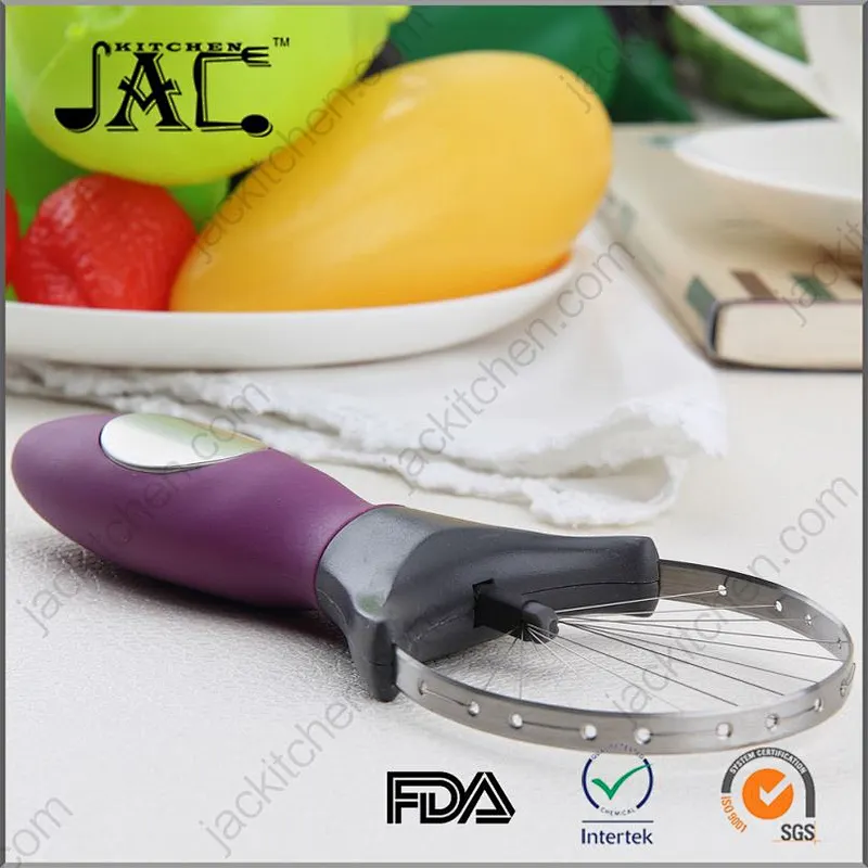 Man Made Practical Stainless Steel Rubber Avocado Cutter With Handle