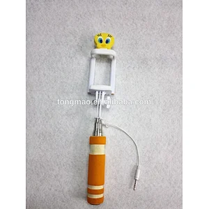Good quality lovely factory's competitive price cable selfie stick monopod