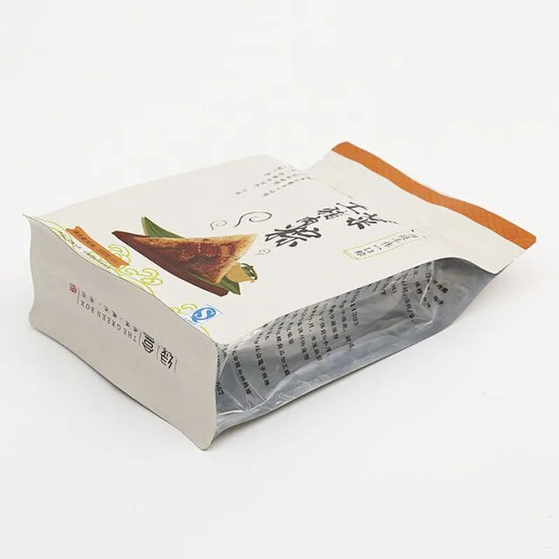 Superior quality custom resealable plastic kraft PE bags for food