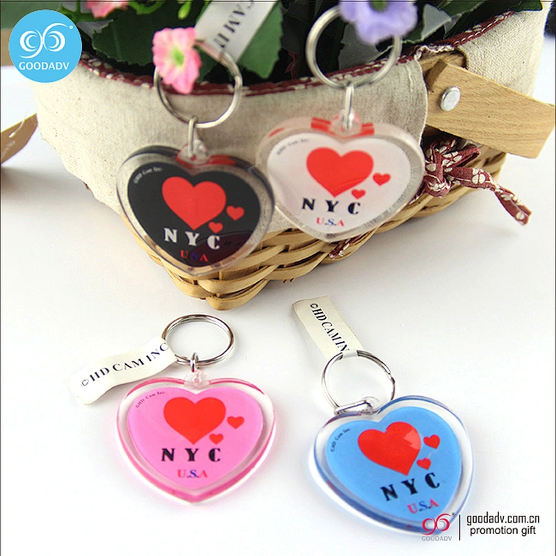 Acrylic keychains custom printed acrylic charms key holder