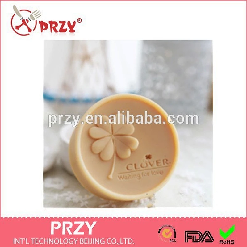 PRZY DIY silicone soap molds round soap mold