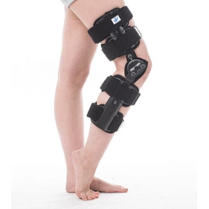 Medical Hinged adjustable knee brace Joint Fixation Adjustable Orthopedic Support