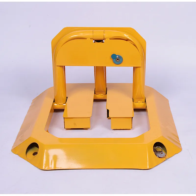 Durable steel waterproof anti-theft vehicle manual parking lock