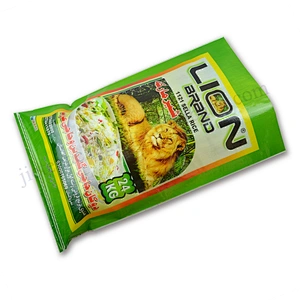 Green transparent virgin pp woven rice bag 25kg packaging