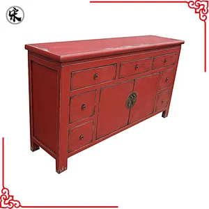 chinese lacquer antique reproduction drawer storage cabinet furniture