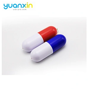 Custom High capacity Colorful plastic pill usb flash drive