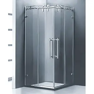 High quality tempered glass bathroom shower room sliding shower room