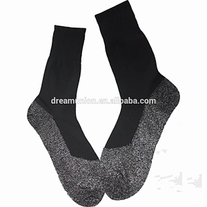 NEW 35 Unisex Popular Socks one pair Black Size Large Aluminized Fibers Below