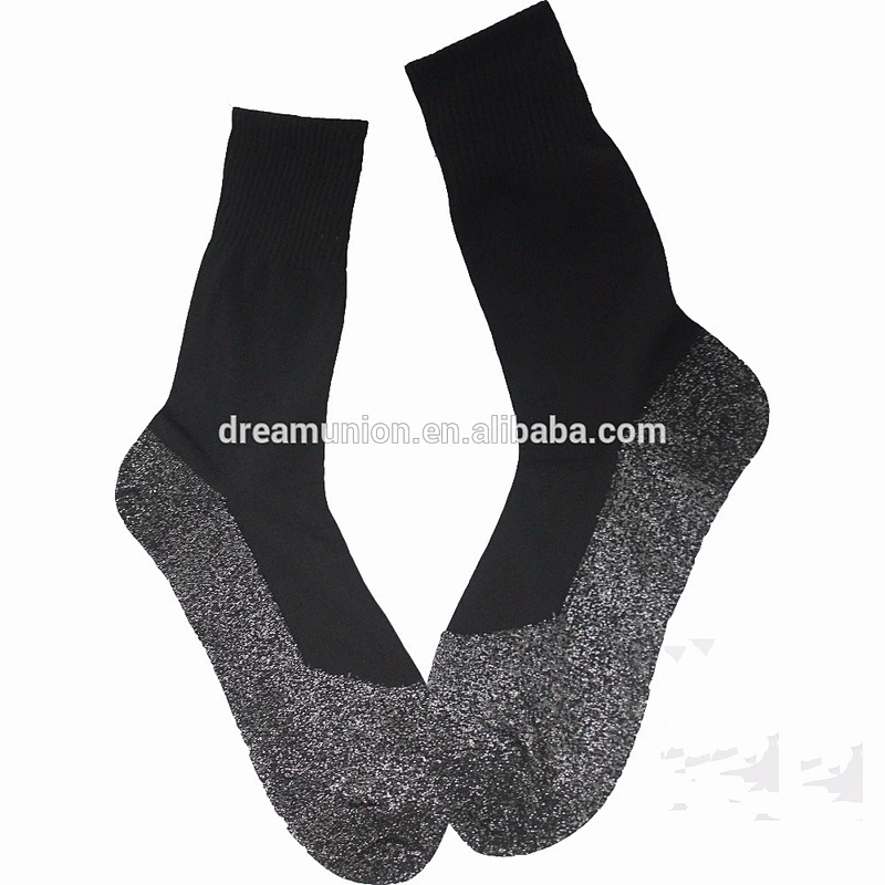 NEW 35 Unisex Popular Socks one pair Black Size Large Aluminized Fibers Below
