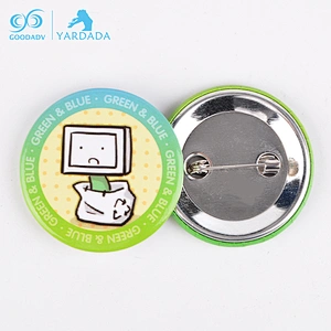 Hot Sale Beautiful Design Custom Metal Tinplate Pin Button Badge