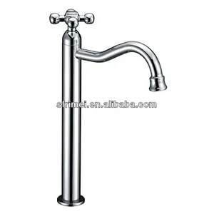 Unique Design Lengthen Body Long Neck Curved Basin Faucet