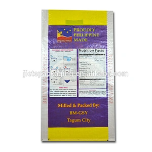 packing agricultural products 50kg pp woven bag
