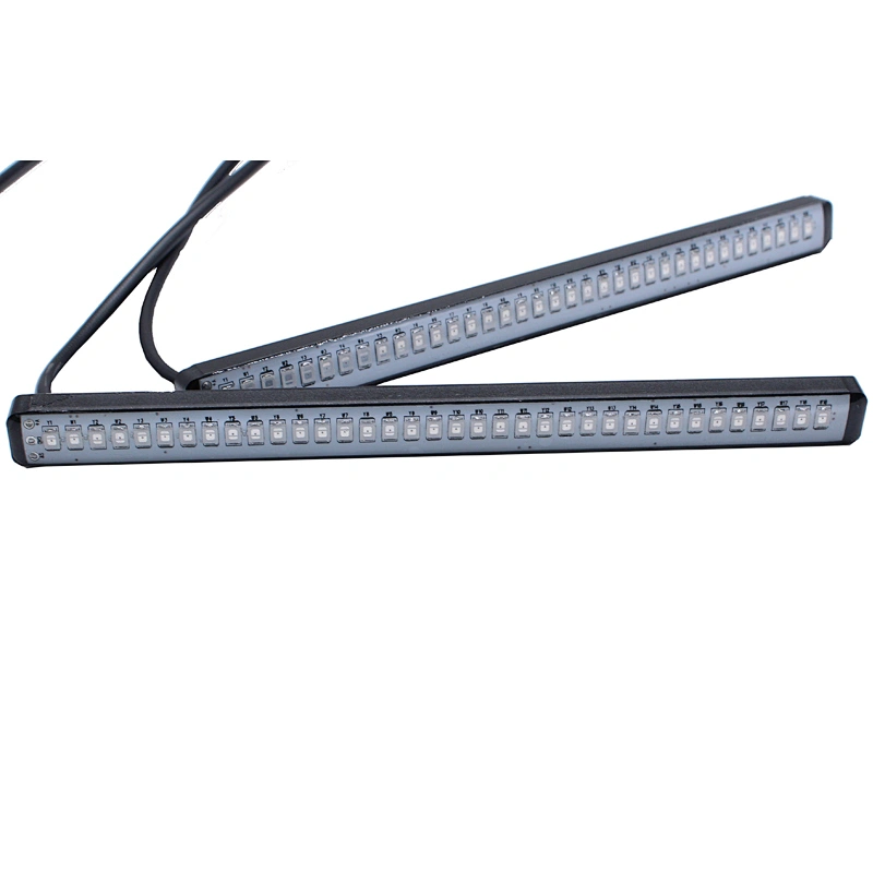 White Amber 36-SMD LED DRL Daytime Running Light For Car