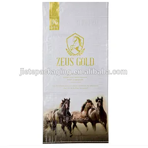 10kg 50kg plastic pp woven chicken feed bag,china used high clarity pp woven bag