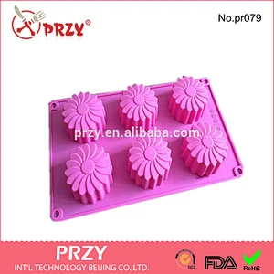 Silicone Windmills pattern handamde soap mold / silicone soap mold tray