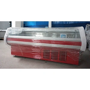 New style supermarket refrigeration equipment and deli showcase with a lifted cover