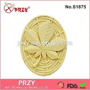 2015 alibaba newest silicone molds for soap, leaf shaped silicone soap molds