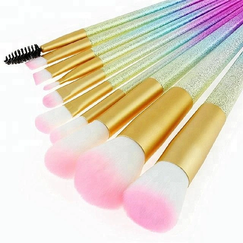 Your Own Brand Private Label 10pcs Professional Makeup Brush Set Wholesale