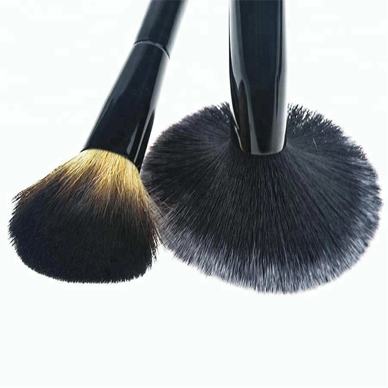 5PCS Plastic makeup brush black Ferrule makeup brush set makeup customized brush for 2018