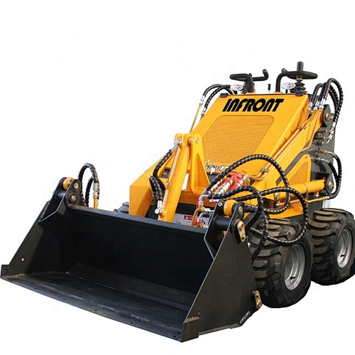 YF380 infront mini skid steer loader attachments standard bucket with nice price