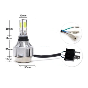 3 face auto bulb 12v motorcycle led headlight h4