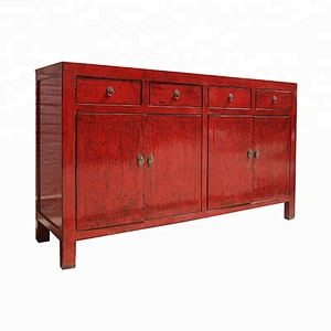 chinese antique reproduction lacquered old storage furniture