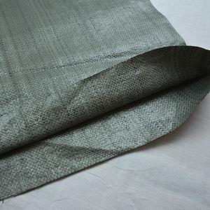 Recycled gray,green plastic pouch pp woven packing bag for courier and freight