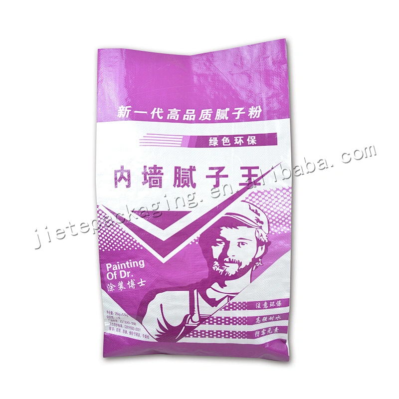 Factory sale cheap high quality moistureproof mildew 20kg plastic pp woven casting cement bag