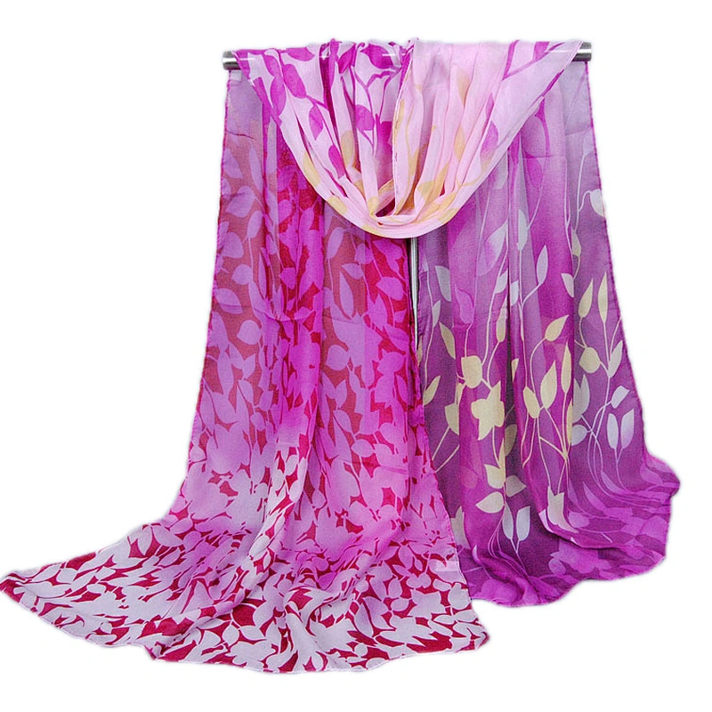 Wool shawl dubai hijab wholesale hand painted silk scarf