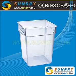 Popular silicone plastic food storage container set with NSF