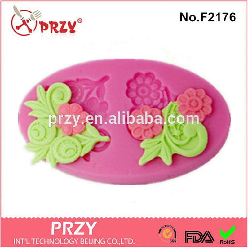 F2176 PRZY lace mold fondant cake decorating tools