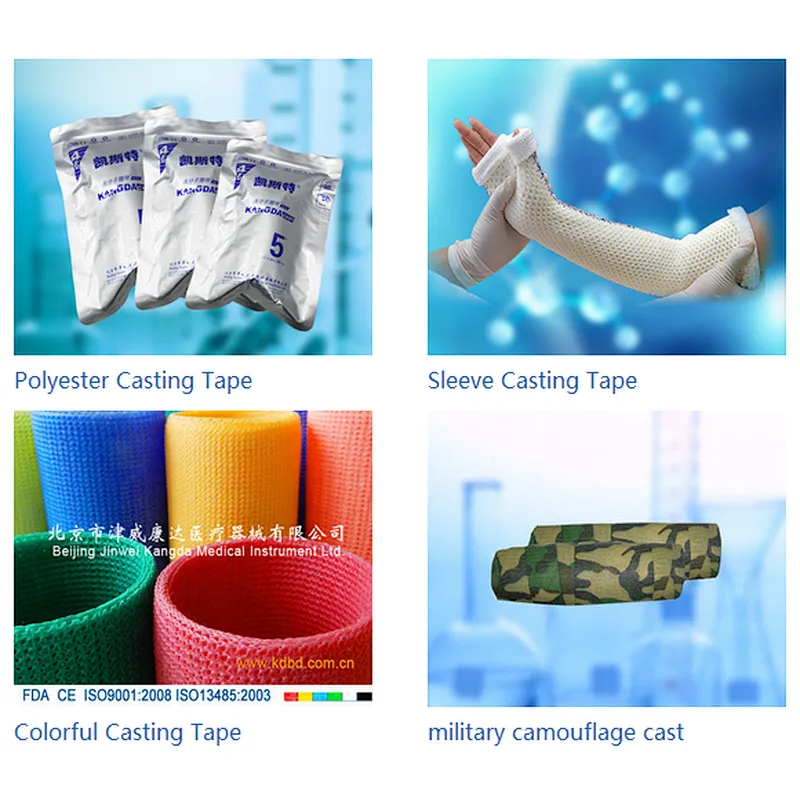 medical material orthopedic casting tape polyester