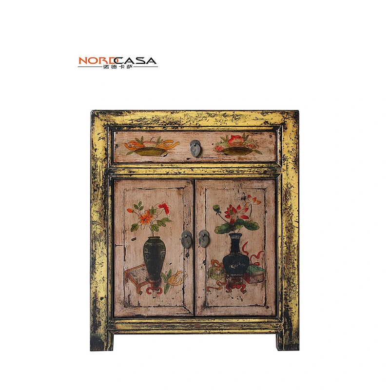 Hot sell reproduction hand painted living room cabinet