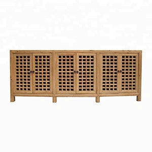 wholesale rustic reclaimed wood storage buffet kitchen room furniture