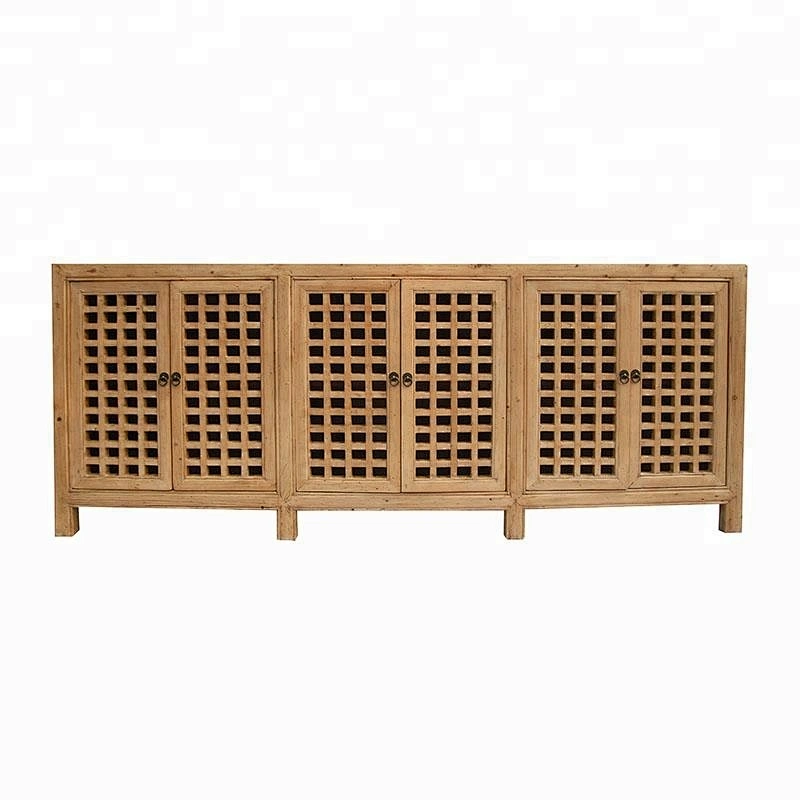 wholesale rustic reclaimed wood storage buffet kitchen room furniture