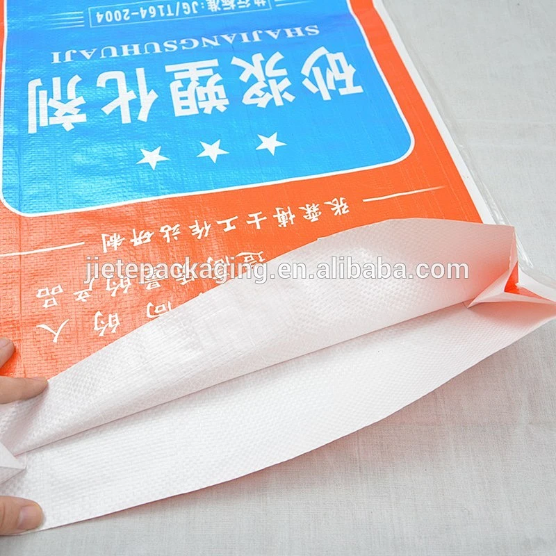 packaging material cement, mortar, putty pp woven bag with color printing and lamination 20kg 25kg