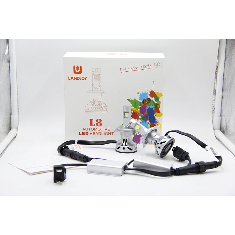 LED Headlight L8 H4 60W 7000LM Lumen Auto Led Lights Accessories for cars