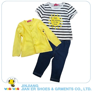 Online shopping baby girl clothes summer 3 pcs suit