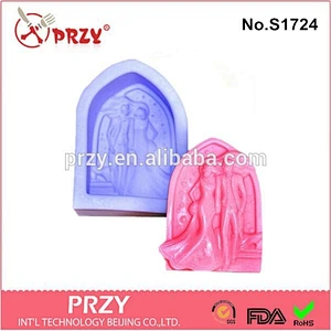 S1724 Handmade wedding soap mold