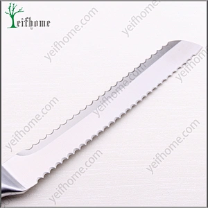 Professional stainless steel Double Serrated Edge bread knife