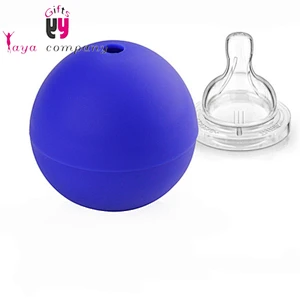 Amazon best sale sphere silicone ice cube tray with custom logo