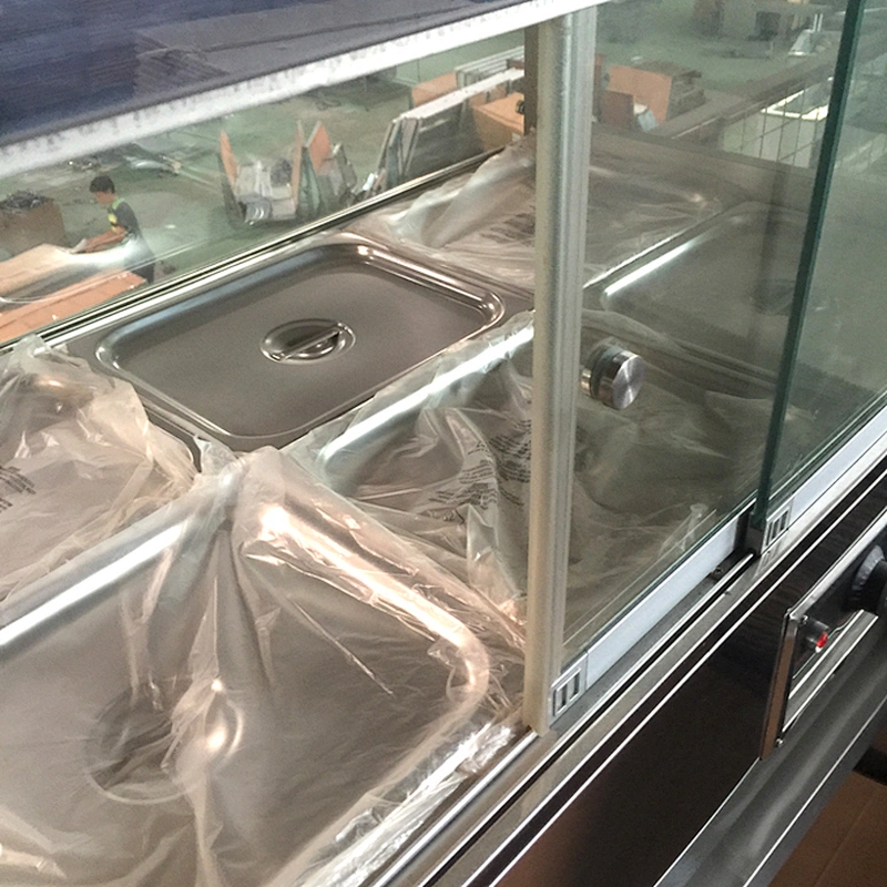 Commercial Kitchen Buffet Equipment Keep Warm Table Hot Food Display Warmers for Food Delivery