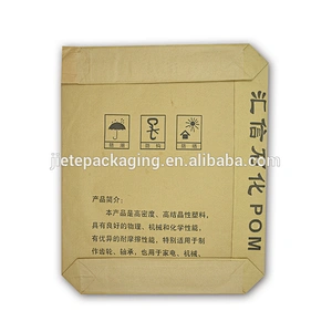 25kg 50kg cement, flour, chemical in kraft paper bag with valve port