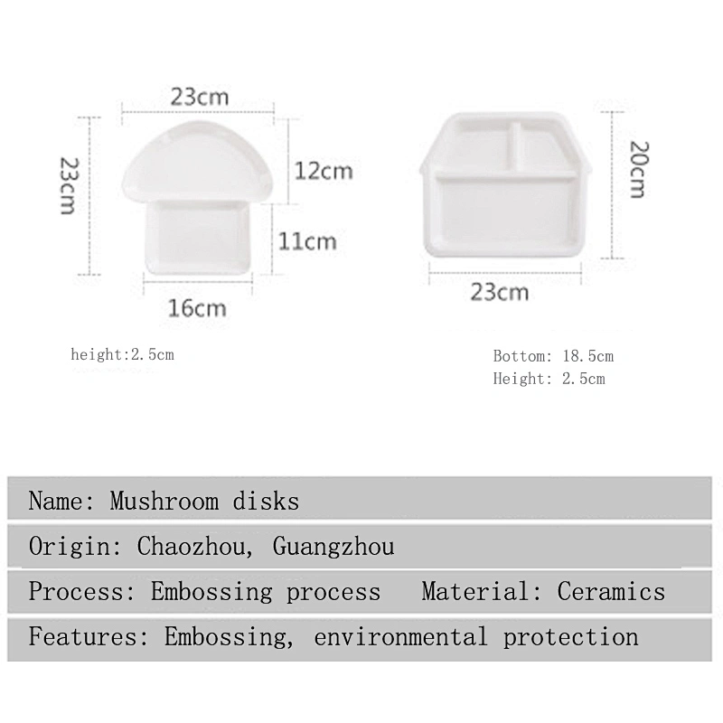 high quality porcelain plates dinnerware set for children's lunch