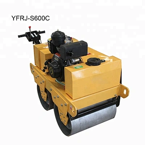 Hand Operated Double Drum Mini Road Roller Compactor made in China